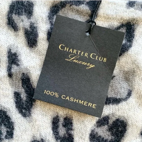 🌸New🌸 Charter Club cashmere sweater L new - Picture 5 of 12